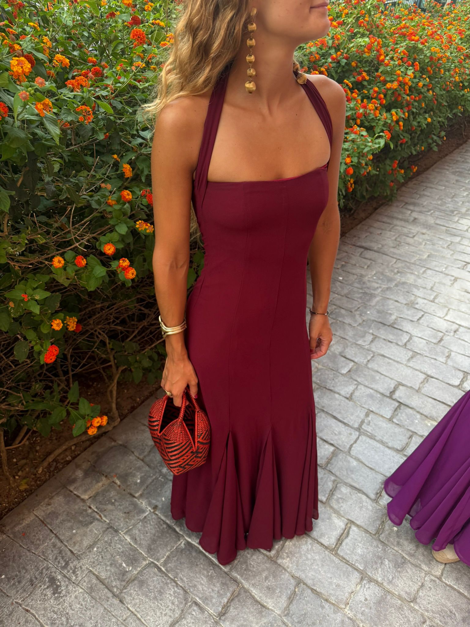 Vestido Jerez Granate