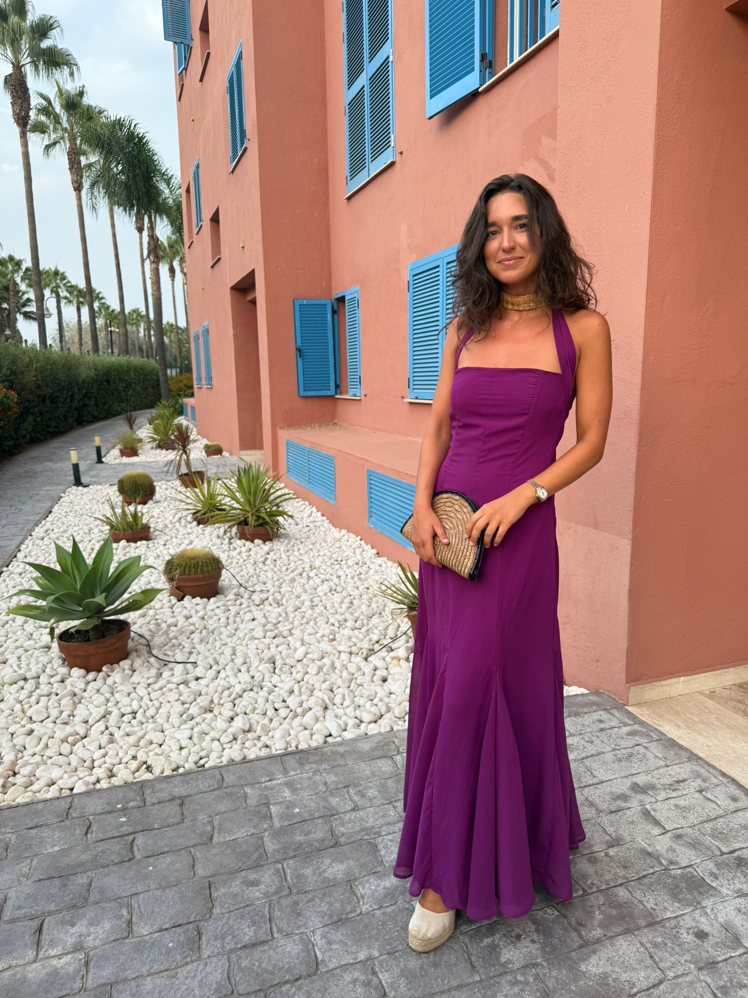 Vestido Jerez Morado