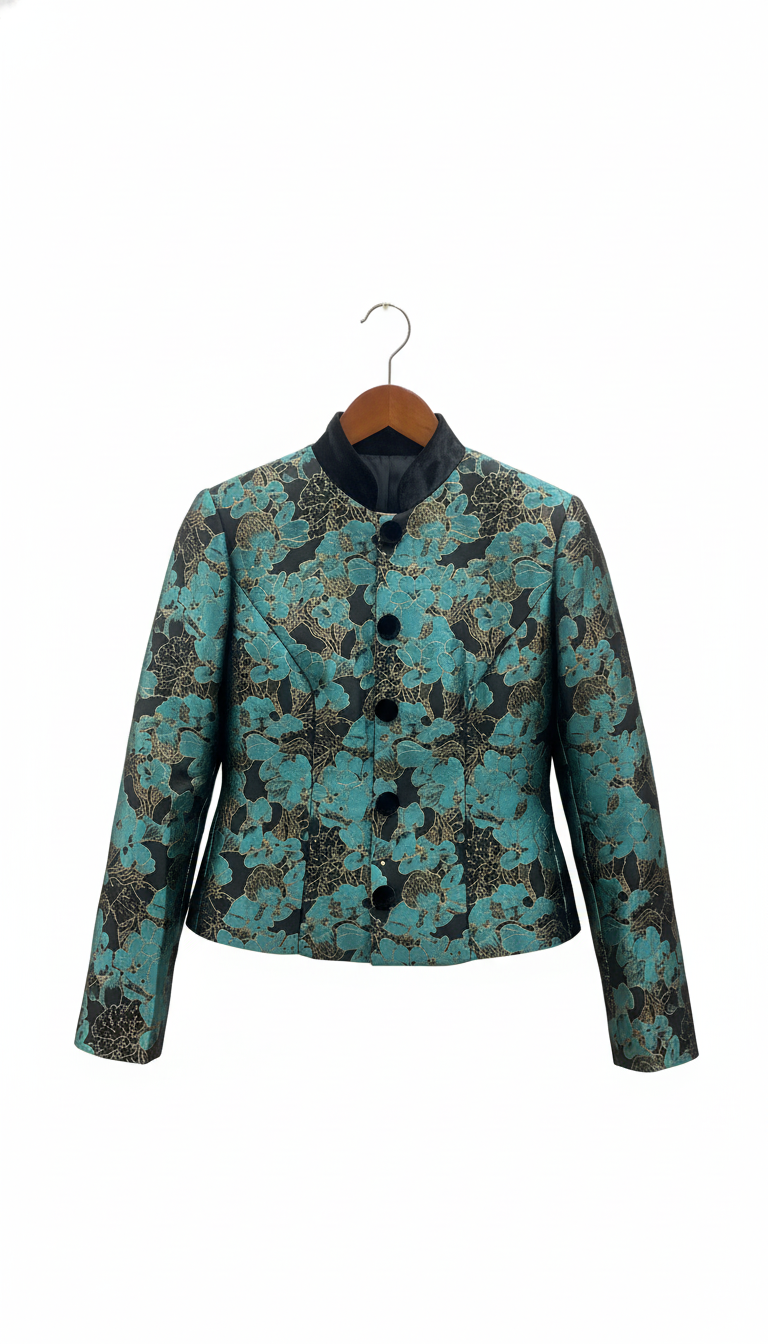 Chaqueta Cholo Estampada