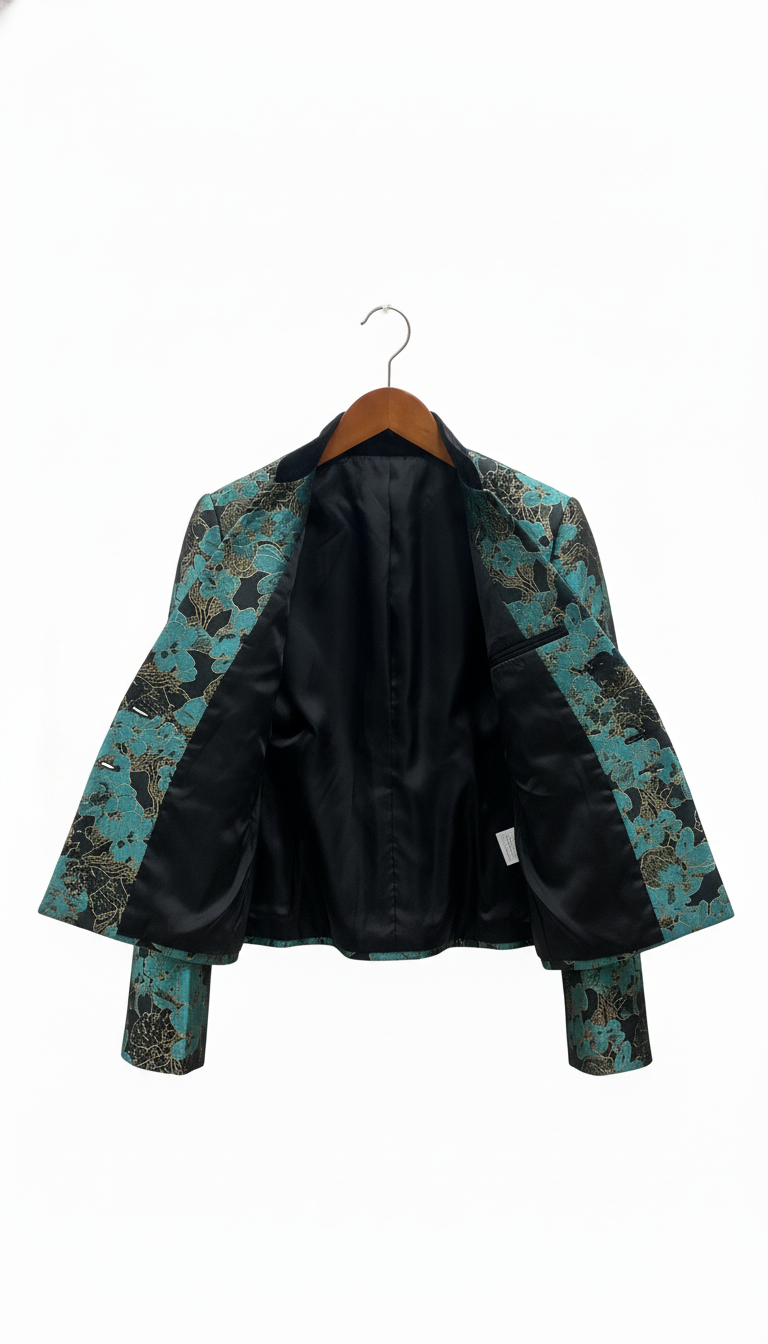 Chaqueta Cholo Estampada