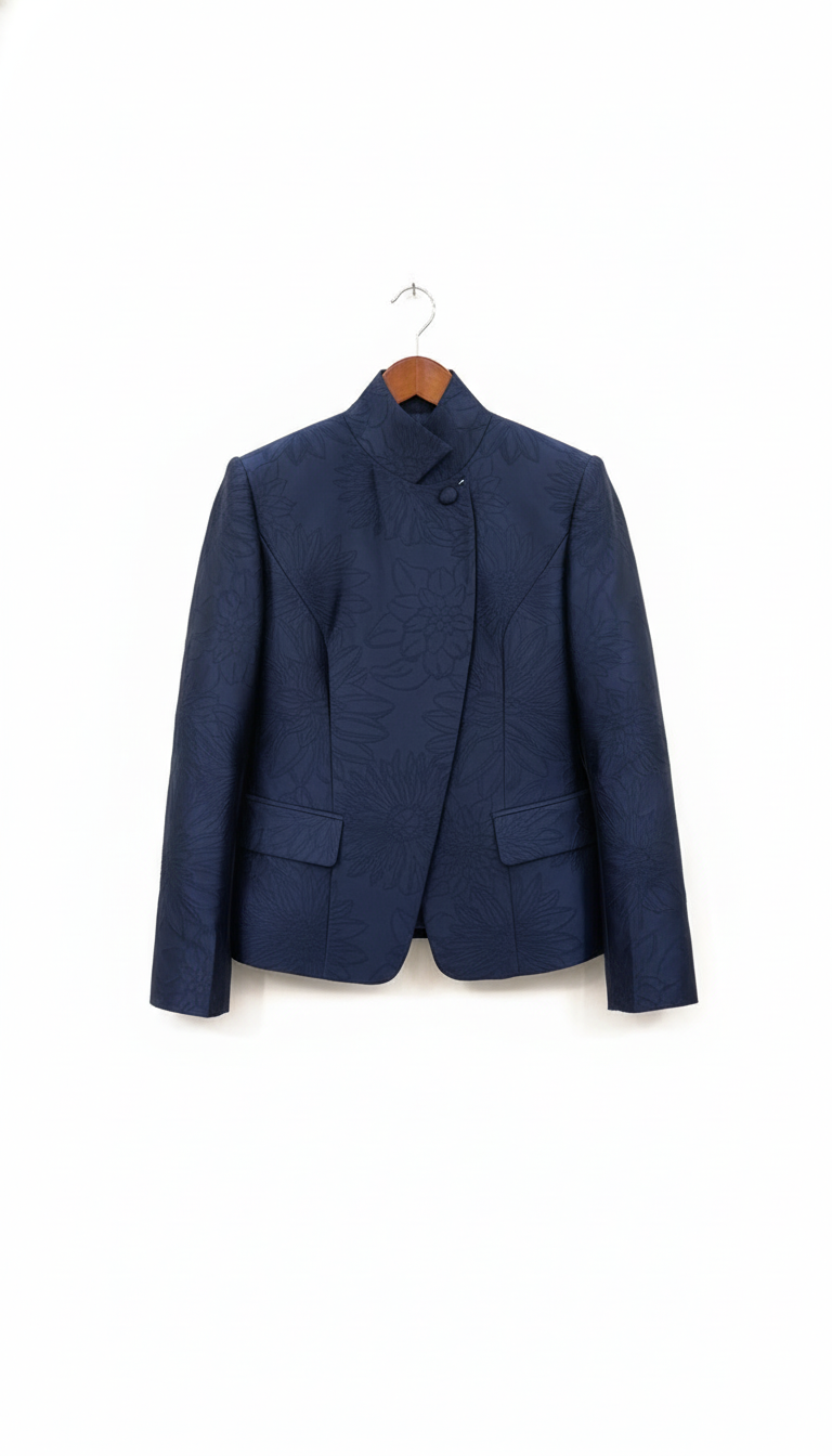 Chaqueta Julian Azul texturas